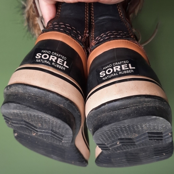 Sorel Tabacco Susan Joan Of Arctic Weatherproof Boots 8 - Picture 7 of 8